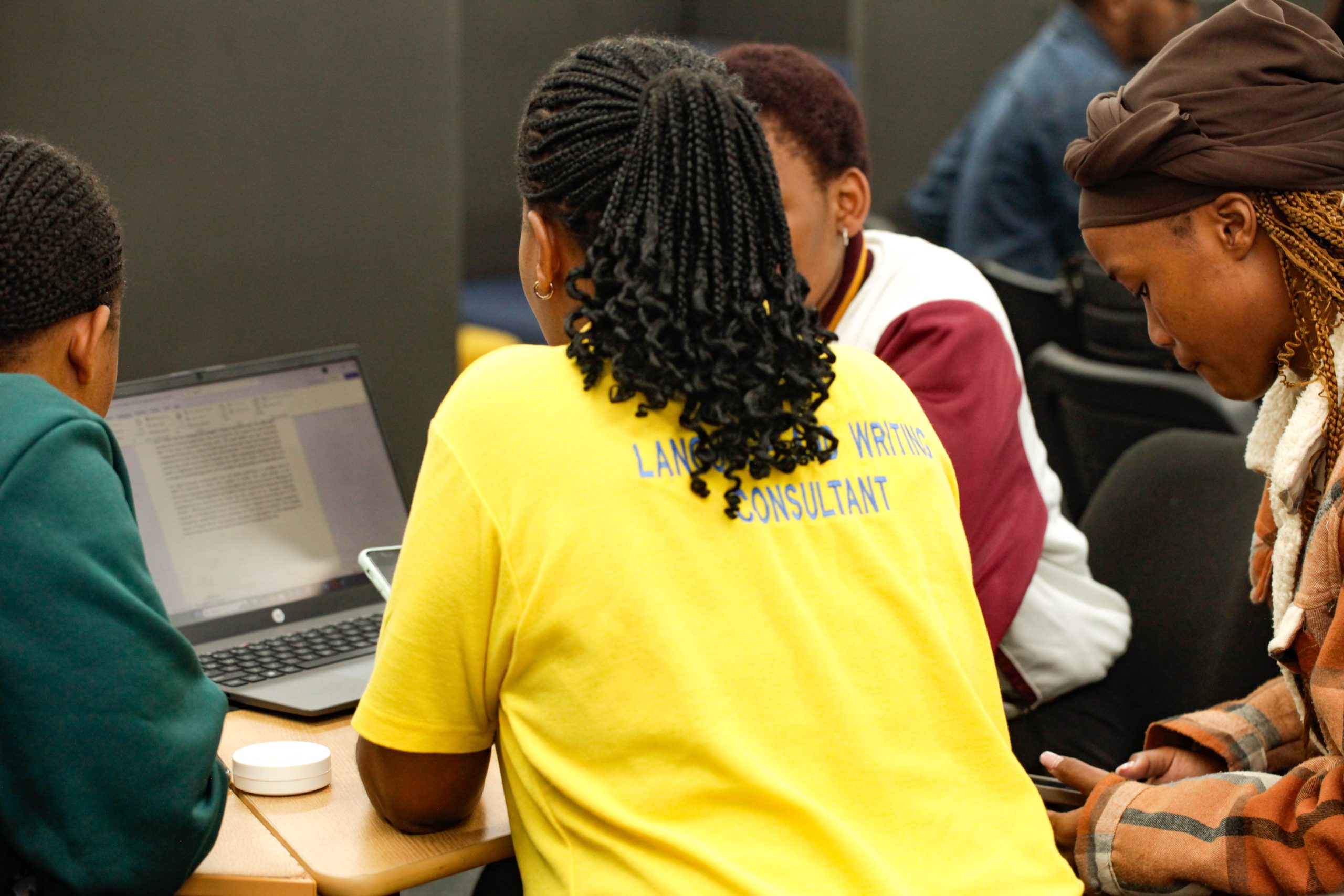 Staff & Leadership Fort Hare LWAP Assistant helping students