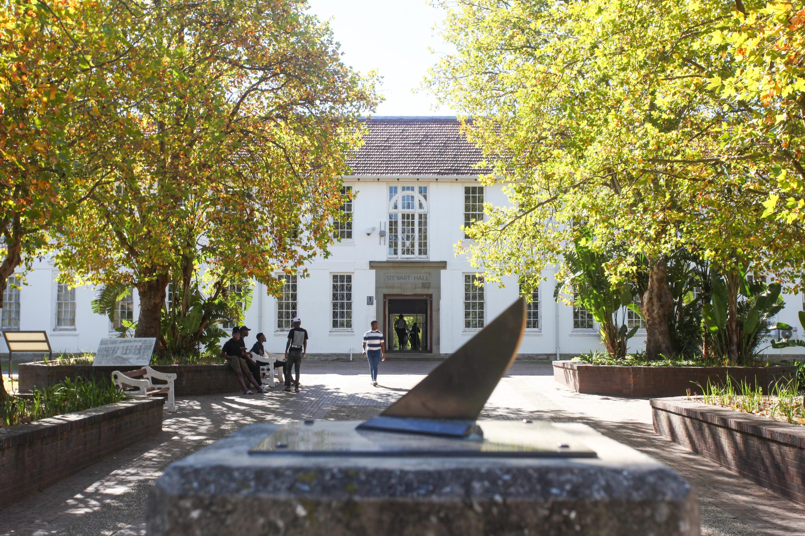 Fort Hare Alice Campus showing the compass