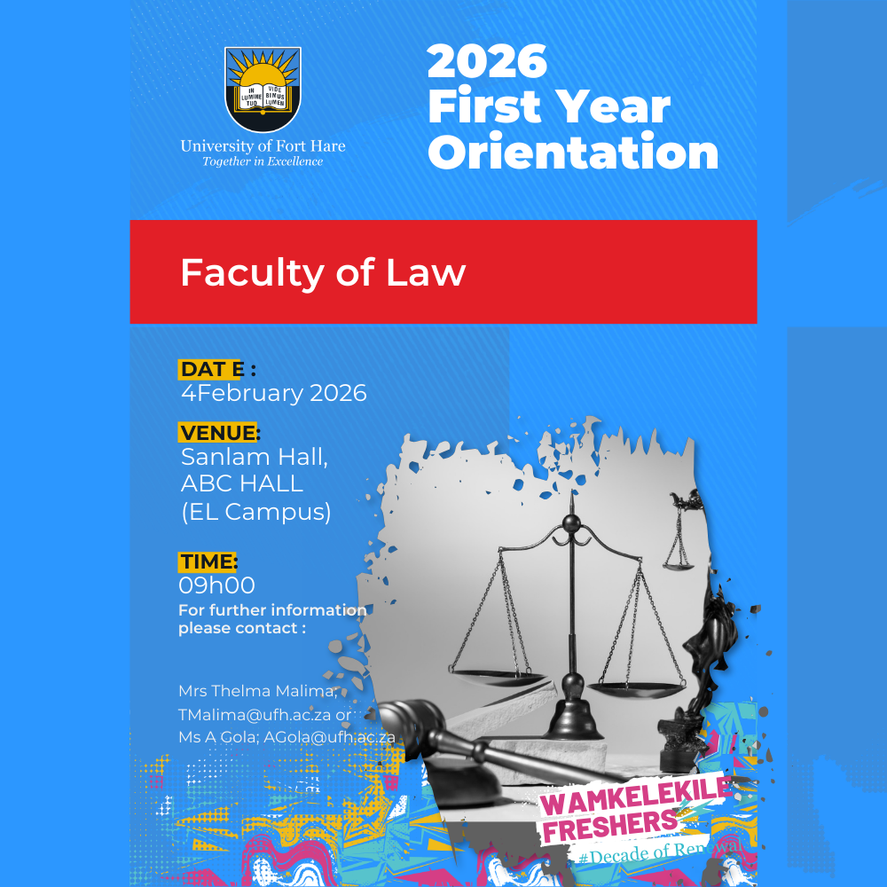 Faculty of Law – First Year Orientation 2026